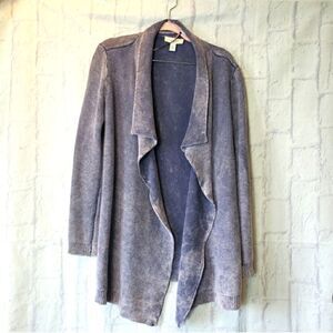 VINTAGE AMERICA TASHA Open Front Waterfall Cardigan Sweater Large